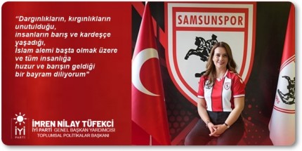 İmren Nilay Tüfekci’den Kurban Bayramı Mesajı